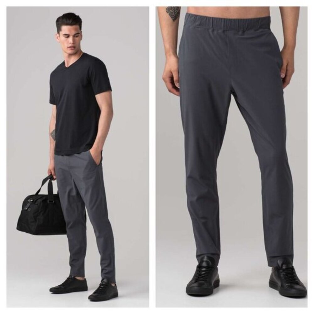 Men's Lululemon Raised City Pant 31" Sz S Dark Ash Gray